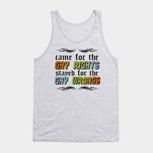 Gay Rights and Wrongs - The Peach Fuzz Tank Top